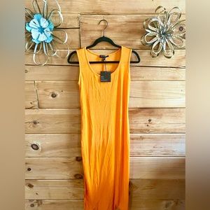 Orange Midi Dress - See You Monday